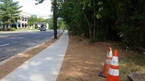 New Providence Installing New Sidewalks